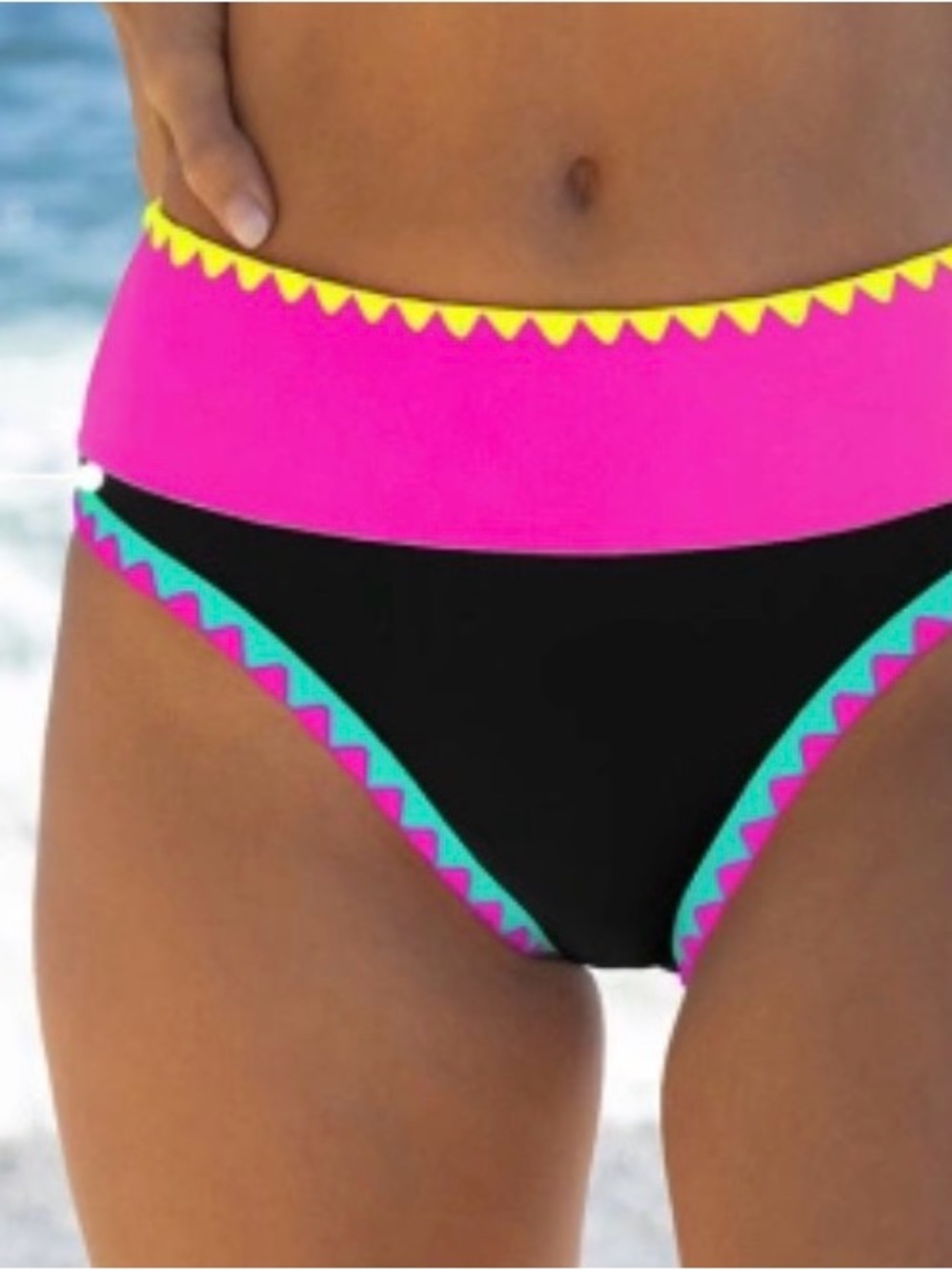 Popvil High-Waist Bikini Bottoms